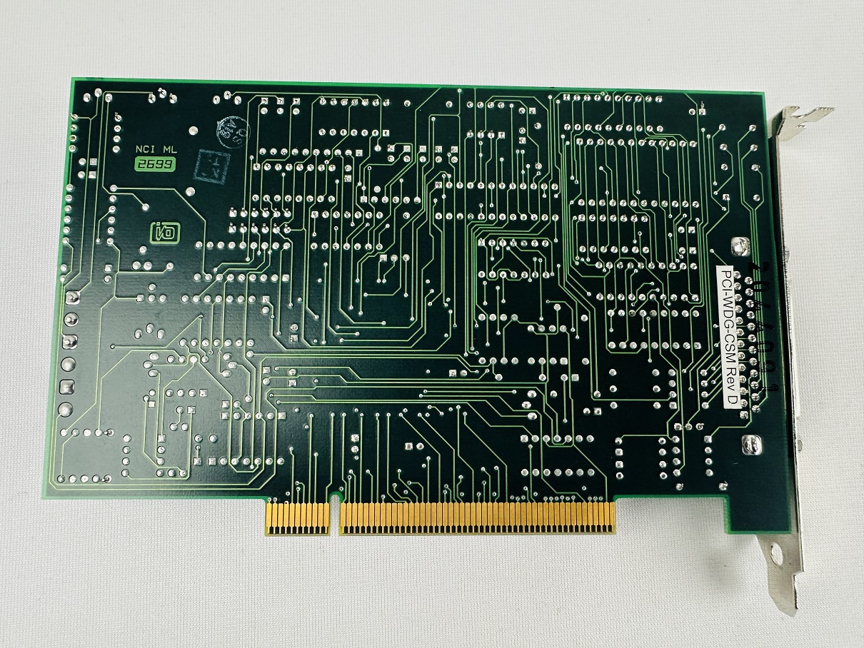 Access I/O PCI-WDG-CSM REV:D PCI Watchdog Timer with Computer Monitor Functions Access I/O PCI-WDG-CSM REV:D PCI Watchdog Timer with Computer Monitor Functions