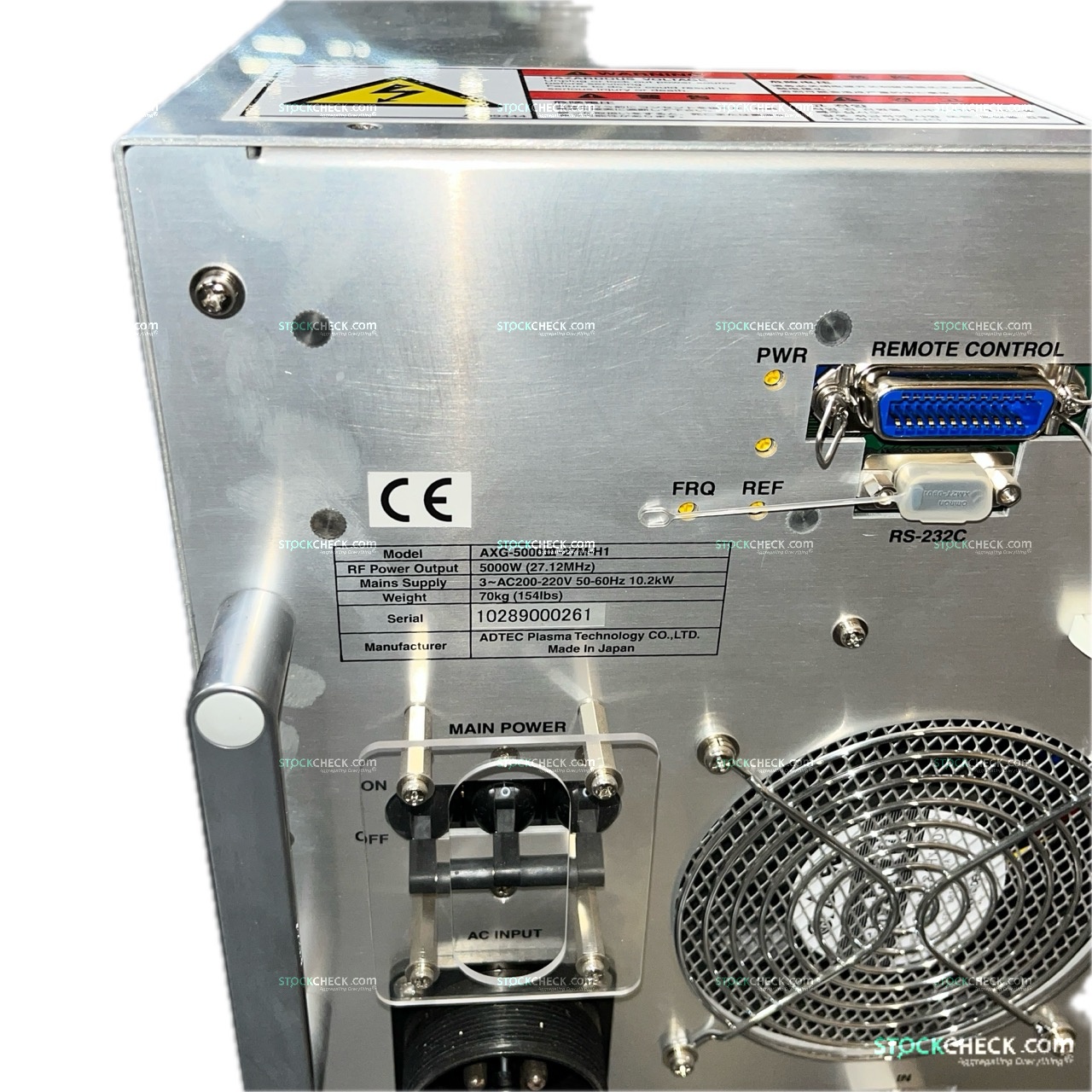Adtec AXG-5000III RF Plasma Generator Adtec AXG-5000III RF Plasma Generator