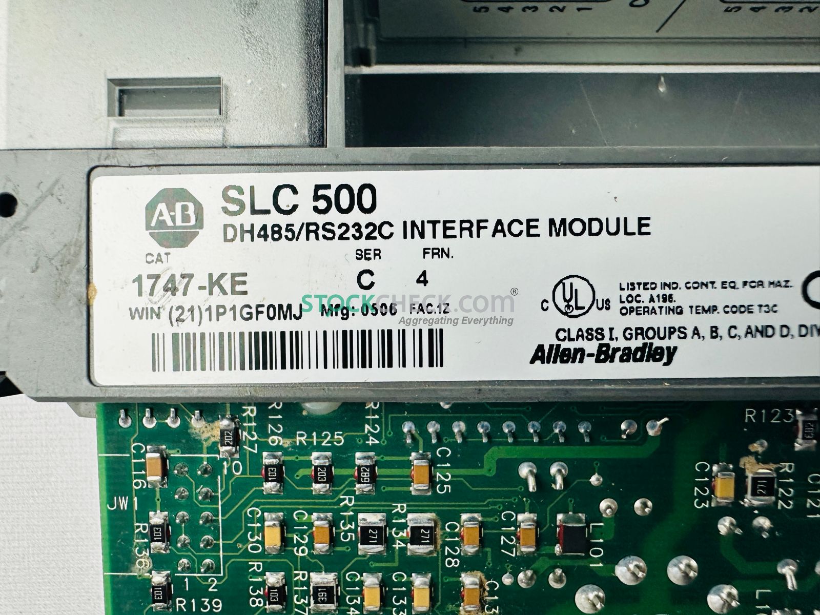 Allen-Bradley 1747-KE SER C FRN 4 SLC 500 DH485/RS232C Interface Module Allen-Bradley 1747-KE SER C FRN 4 SLC 500 DH485/RS232C Interface Module