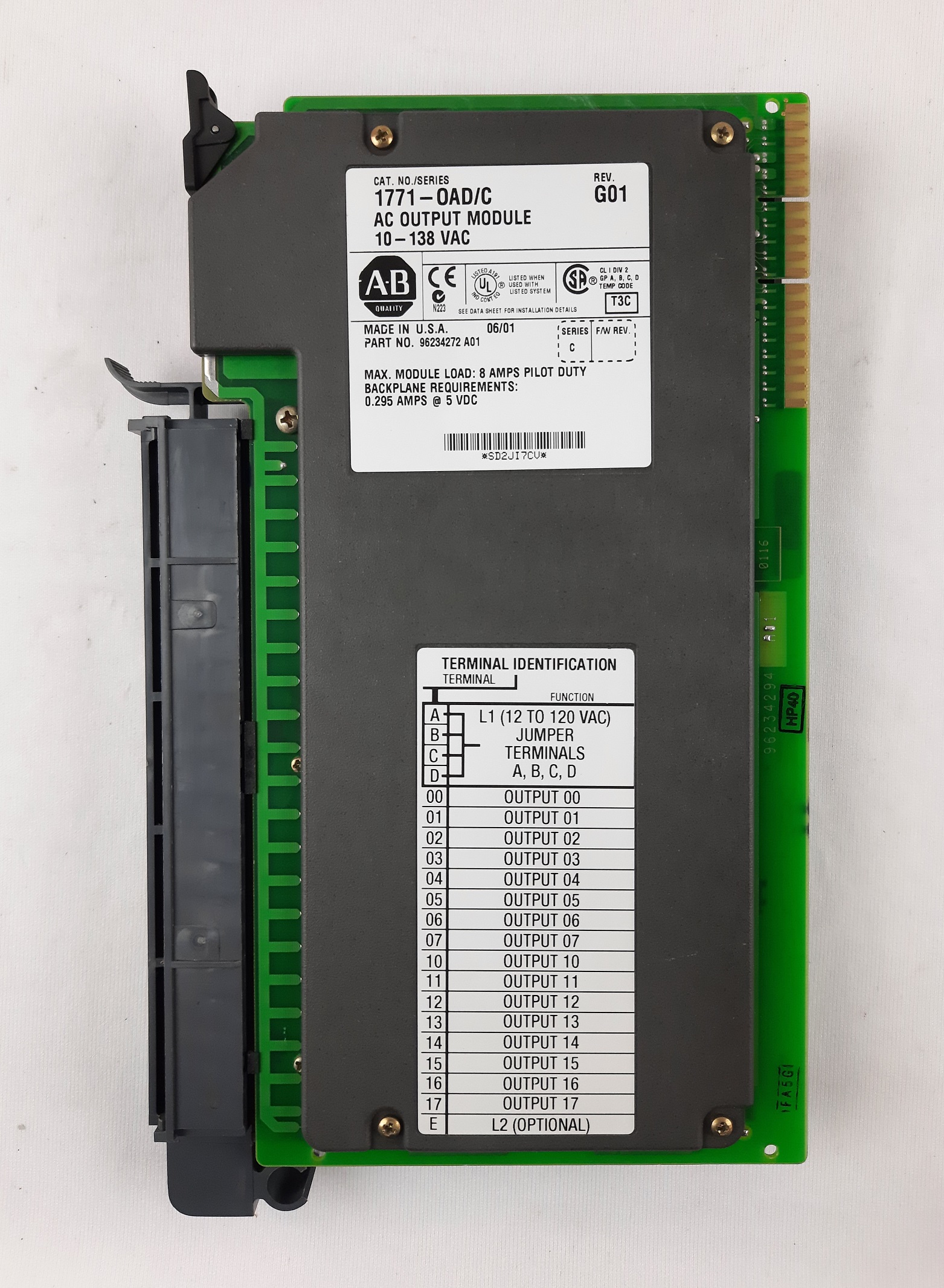 Allen-Bradley 1771-OAD/C Output Module Allen-Bradley 1771-OAD/C Output Module