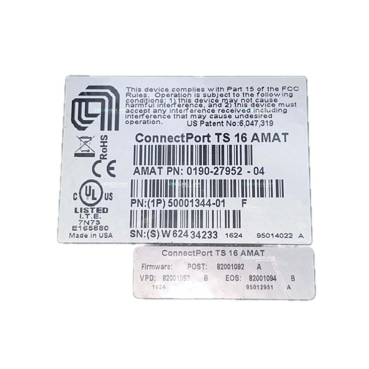 AMAT DIGI 0190-27952-04 Connect Port TS 16 Terminal Server AMAT DIGI 0190-27952-04 Connect Port TS 16 Terminal Server