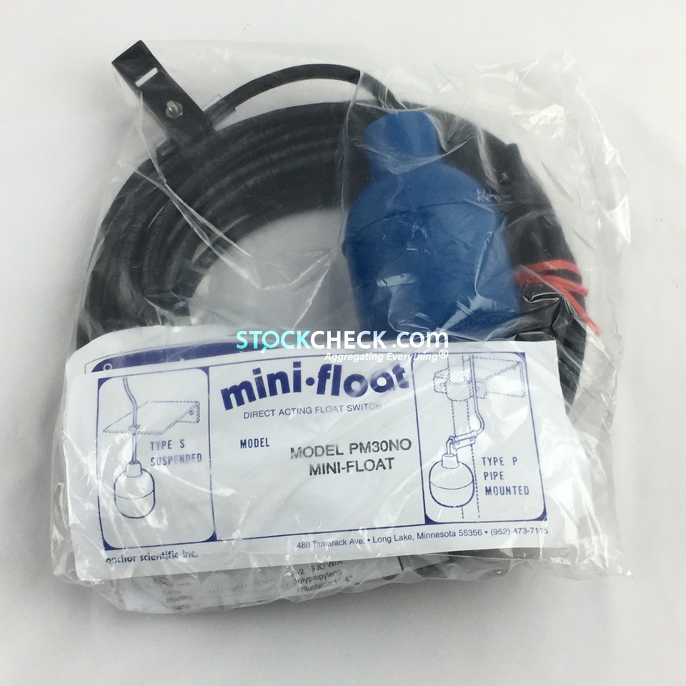 Anchor Scientifc PM30NO Float Switch Anchor Scientifc PM30NO Float Switch