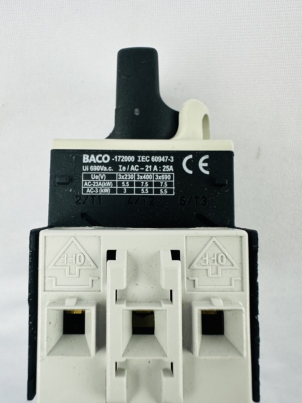 Baco Controls 172000 Disconnect Switch Baco Controls 172000 Disconnect Switch