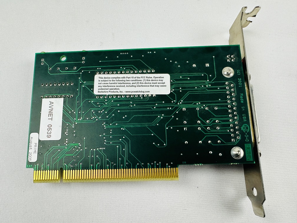 Berkshire Electronics 1130 PC Watchdog Timer System Board Berkshire Electronics 1130 PC Watchdog Timer System Board