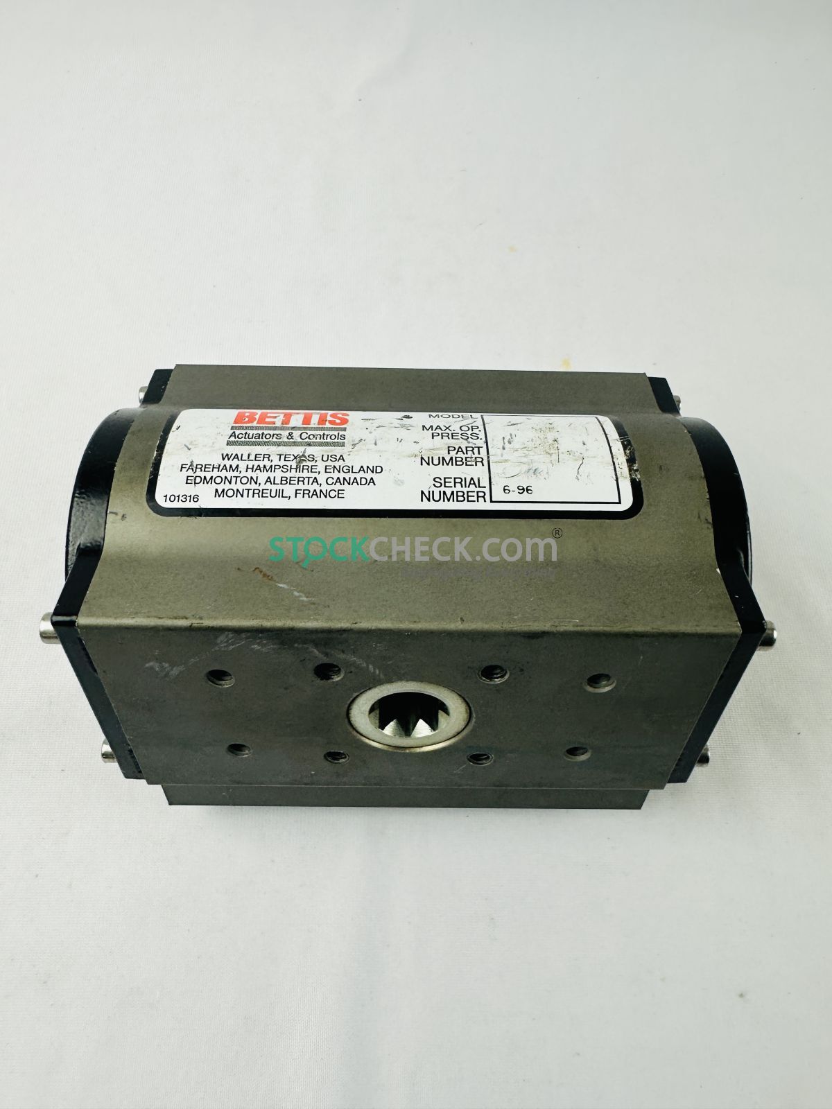 Bettis RPC-450 Pneumatic Rack and Pinion Actuator Bettis RPC-450 Pneumatic Rack and Pinion Actuator