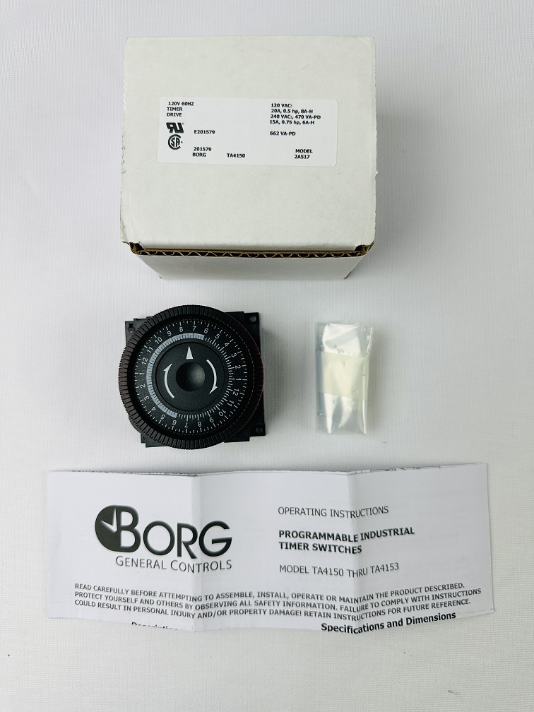 Borg TA4150 Typ 880 T85 Programmable Industrial Time Drive Borg TA4150 Typ 880 T85 Programmable Industrial Time Drive