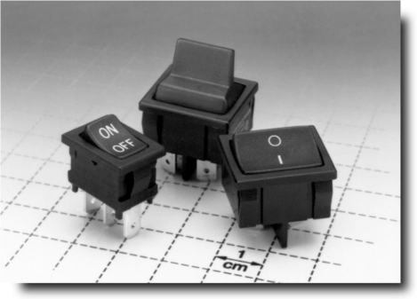 C&K Components D Series Miniature Snap-in Power Rocker Switch C&K Components D Series Miniature Snap-in Power Rocker Switch