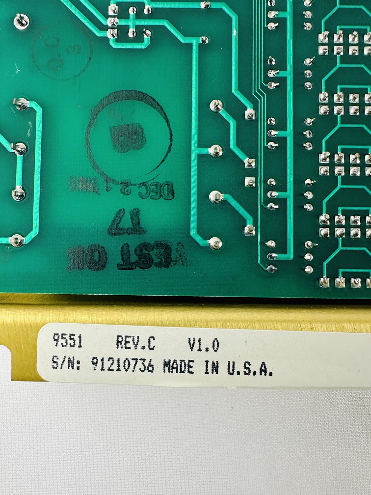 Cincinnati Electrosystems 9551 Cincinnati Electrosystems 9551
