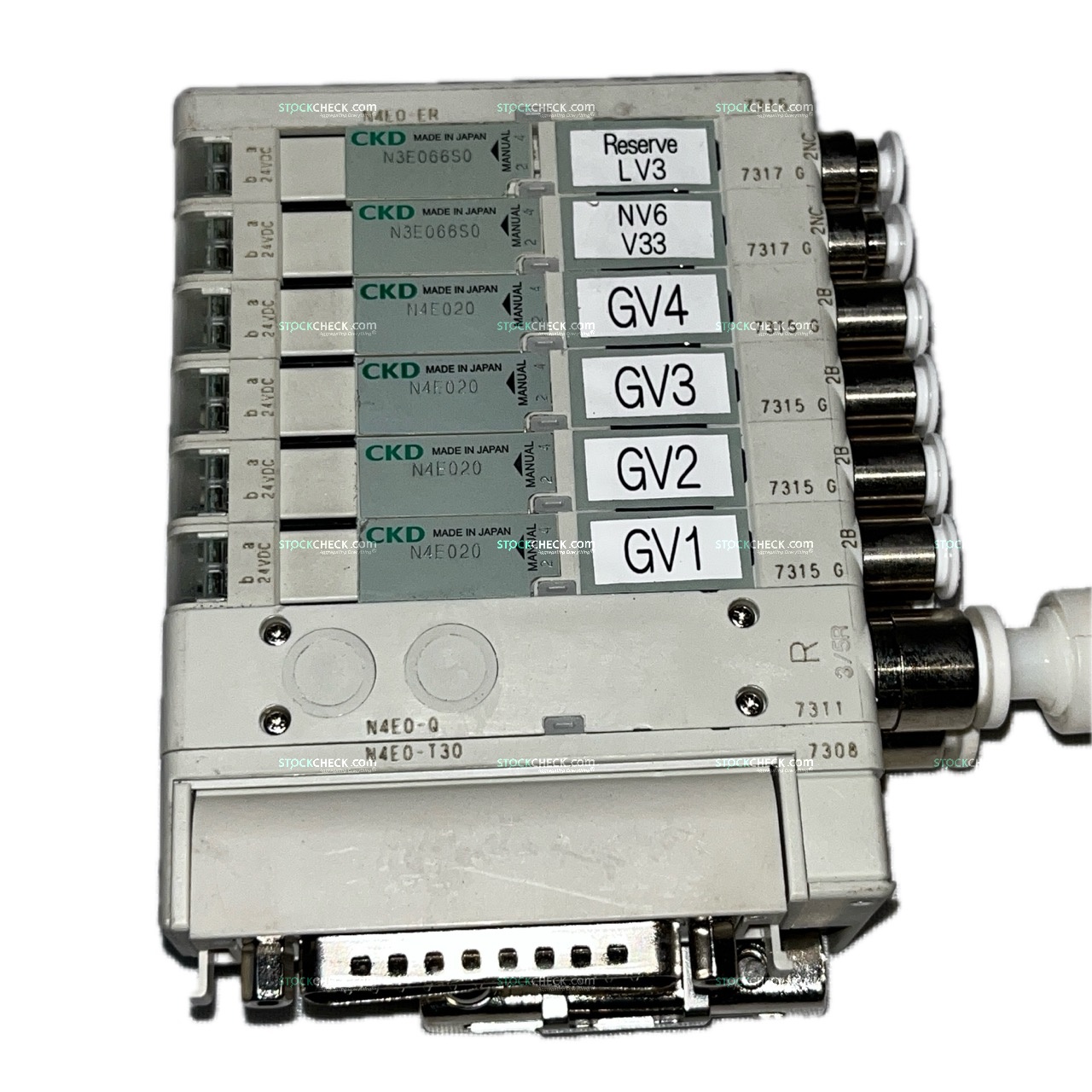 CKD N4E0-T30 N4E0-ER Solenoid Valve Manifold Block CKD N4E0-T30 N4E0-ER Solenoid Valve Manifold Block