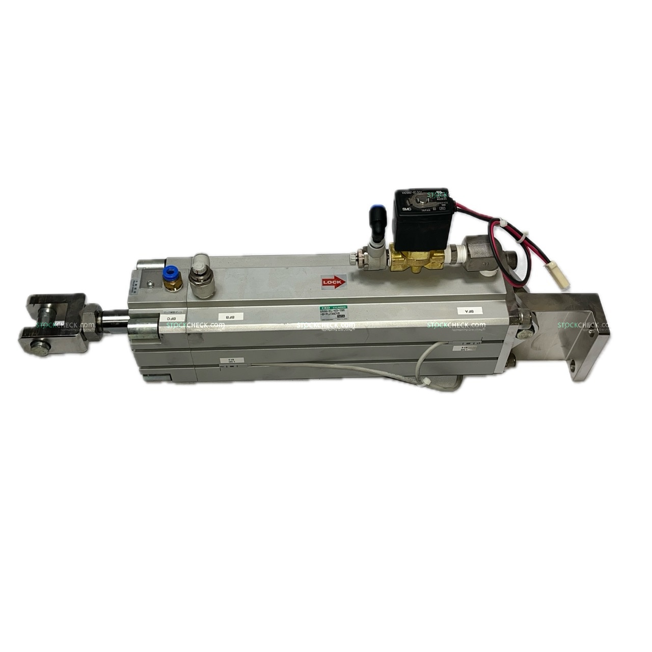 CKD USSD-KL-63-188-B-FL236018 Position-Locking Compact Cylinder | Double Acting CKD USSD-KL-63-188-B-FL236018 Position-Locking Compact Cylinder | Double Acting