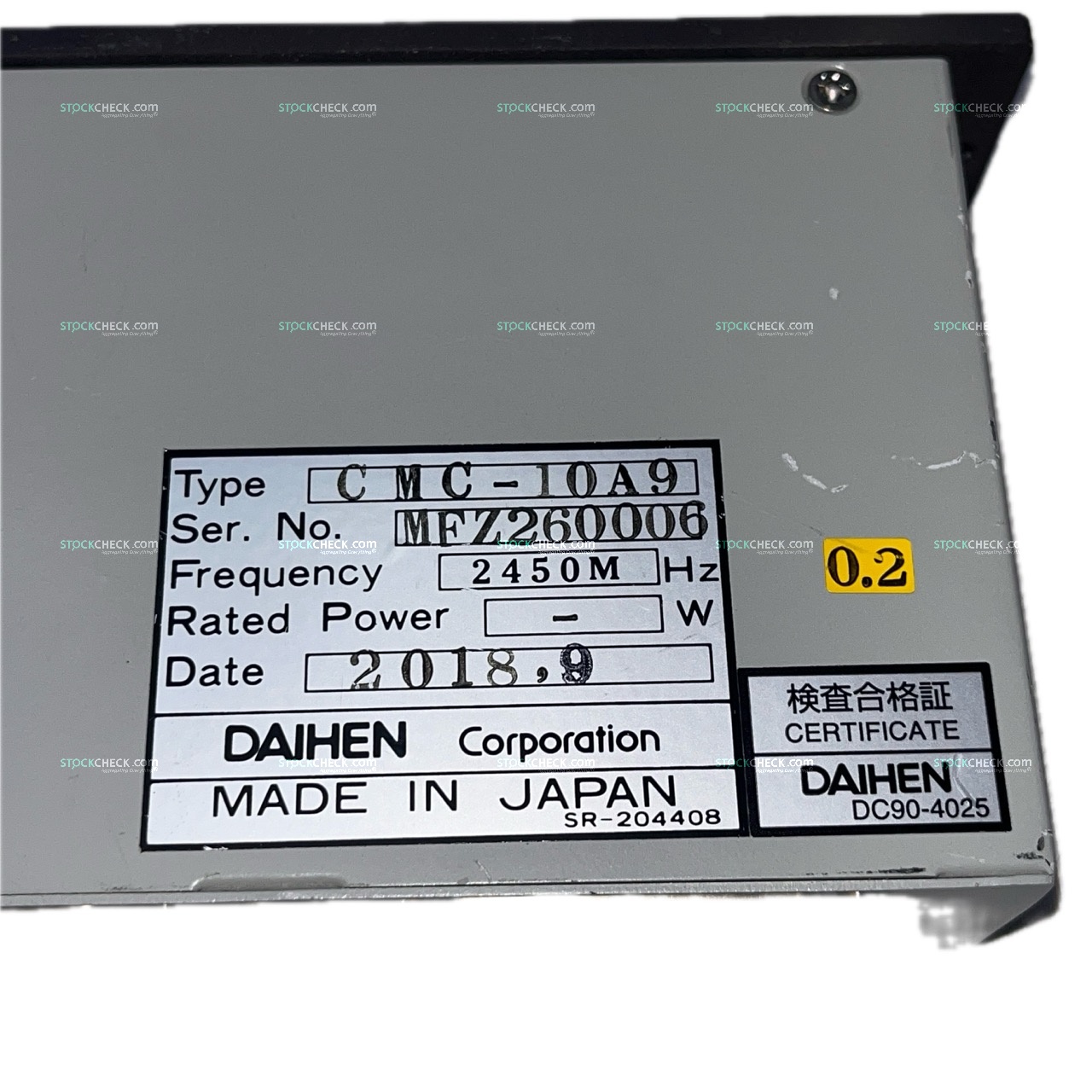 OTC Daihen CMC-10A9 Tuning Control Unit OTC Daihen CMC-10A9 Tuning Control Unit
