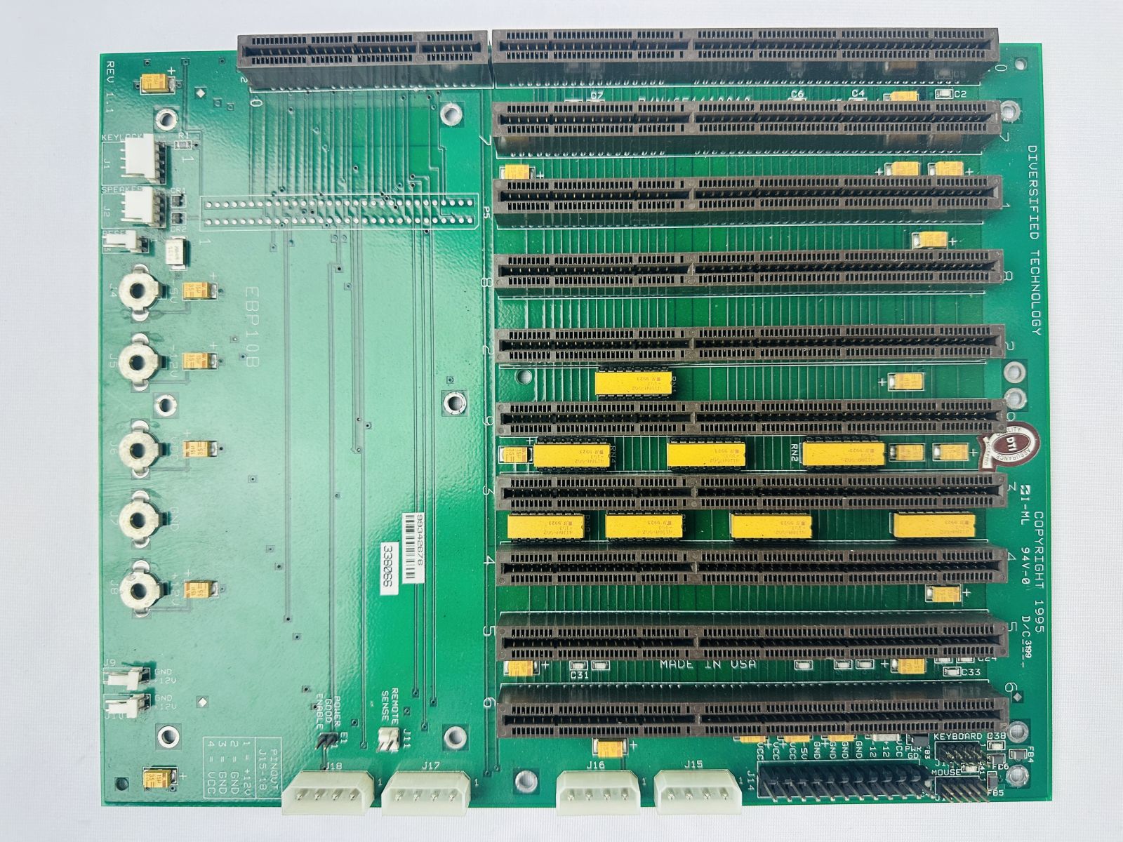 Diversified Technology EBP10B Backplanes Diversified Technology EBP10B Backplanes