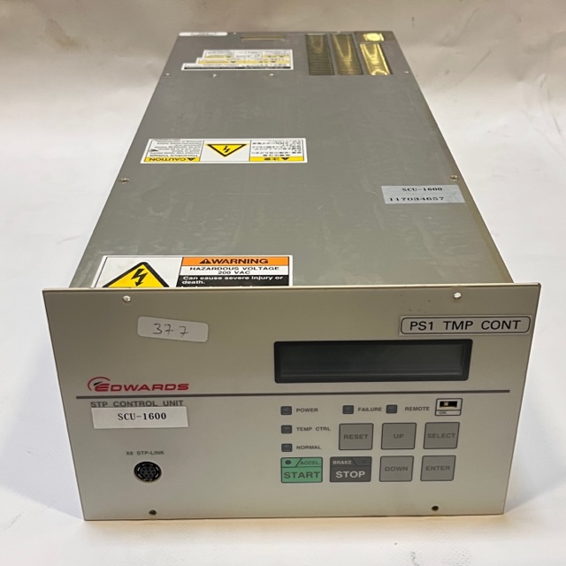 Edwards SCU-1600 STP Control Unit| Turbomolecular Pump Control Unit Edwards SCU-1600 STP Control Unit| Turbomolecular Pump Control Unit