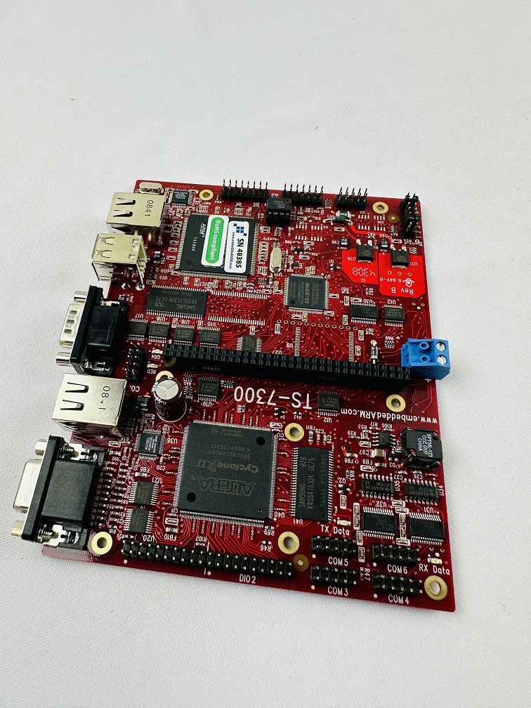 embeddedTS TS-7300 High-Security Linux FPGA Embedded Single Board Computer embeddedTS TS-7300 High-Security Linux FPGA Embedded Single Board Computer