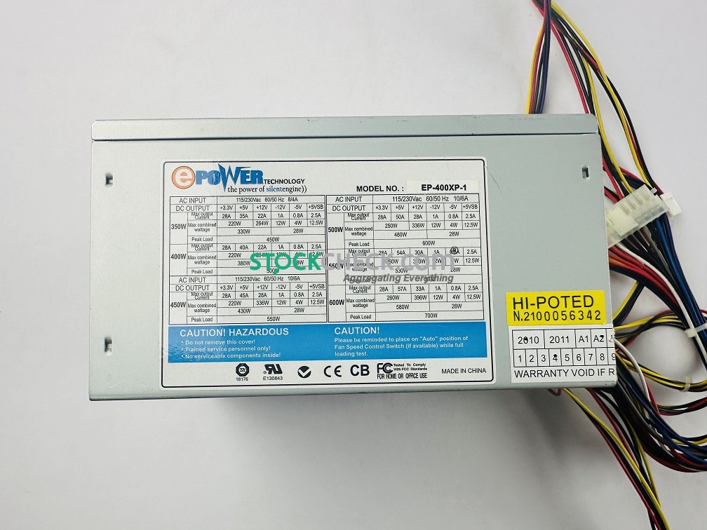 Epower Technology EP-400XP-1 Power Supply Epower Technology EP-400XP-1 Power Supply