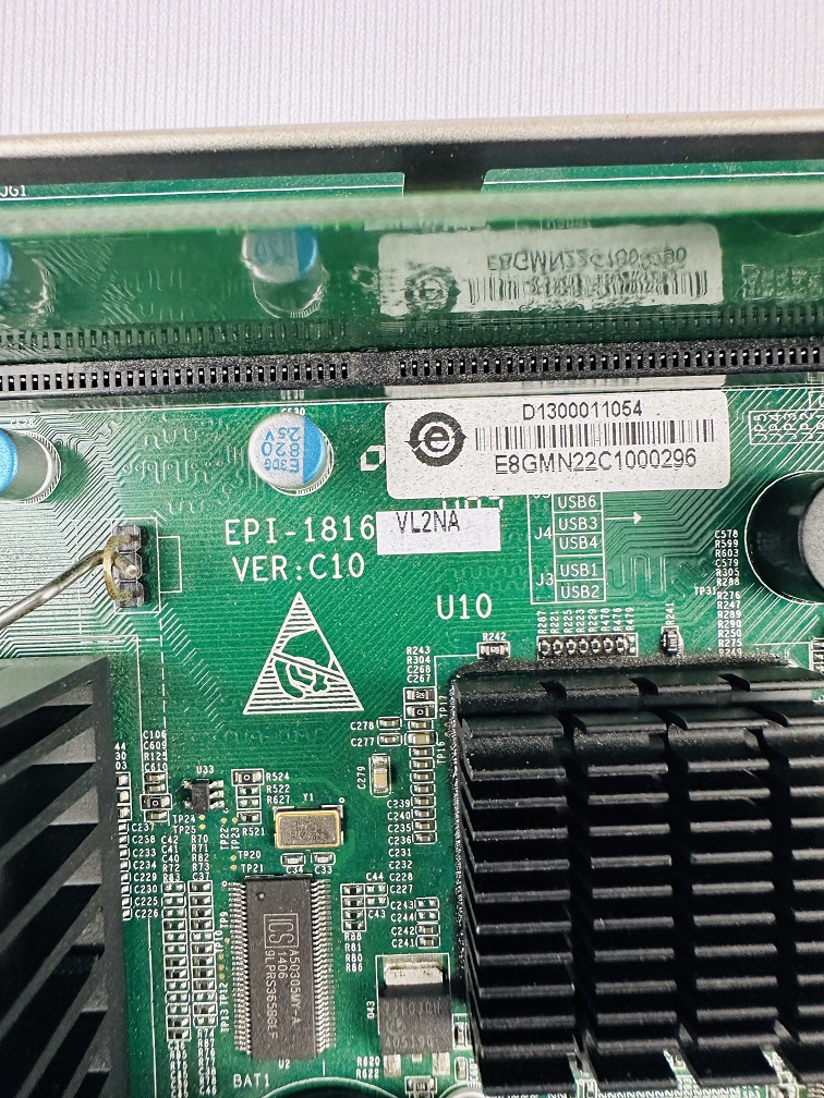 Evoc EPI-1816VL2NA CPU Board W/ Pentium Dual-Core CPU E5300 @2.60GHz 2GB Ram Mem... Evoc EPI-1816VL2NA CPU Board W/ Pentium Dual-Core CPU E5300 @2.60GHz 2GB Ram Mem...