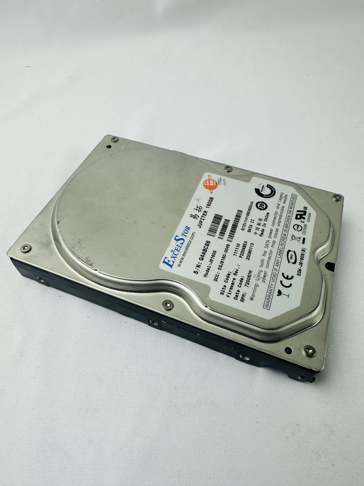 Excelstor J8160S Jupiter 160GB Hard Disk Drive Excelstor J8160S Jupiter 160GB Hard Disk Drive