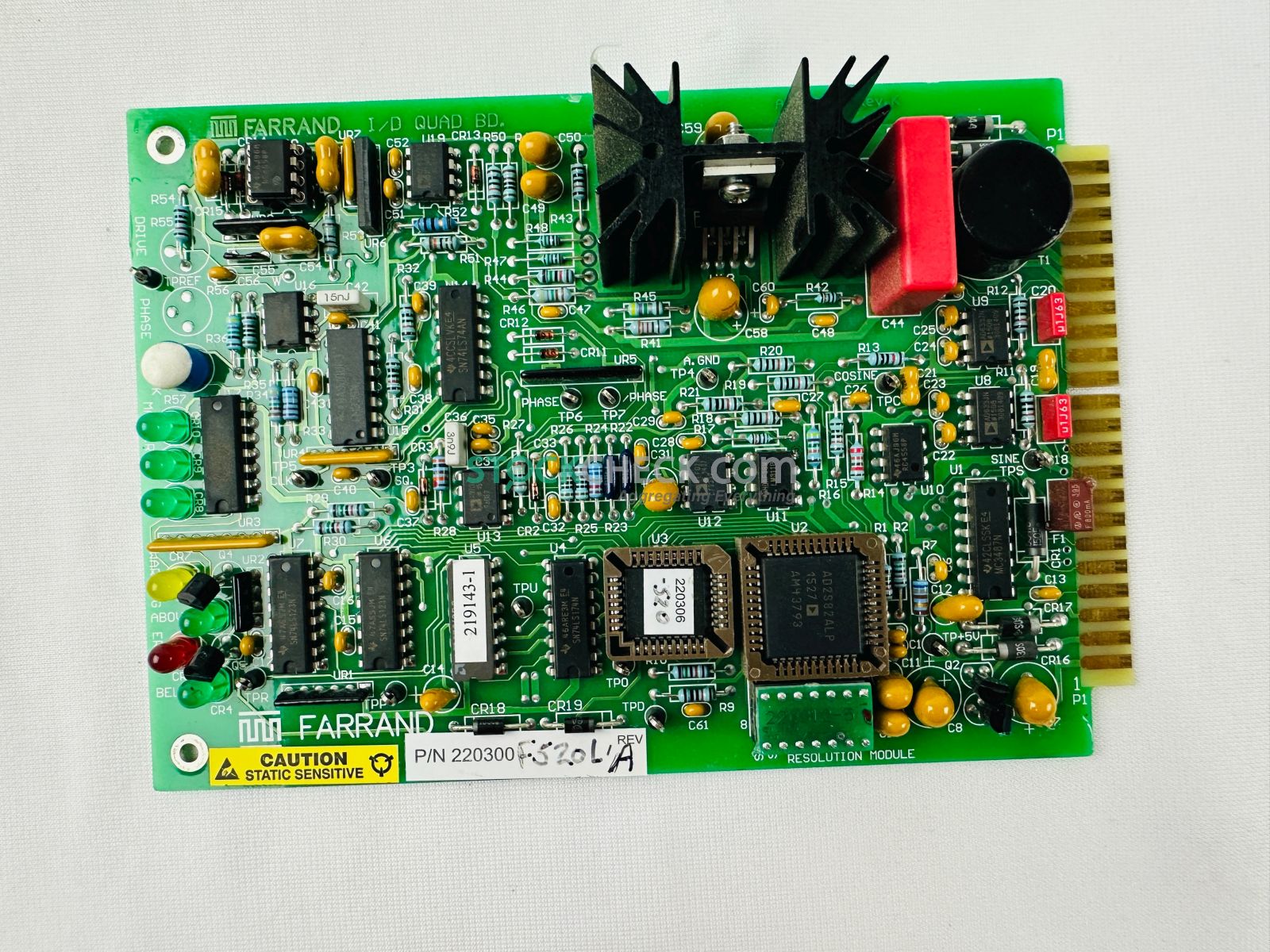 Farrand 220300-F520L Analog to Digital I/O Quad Converter Board Farrand 220300-F520L Analog to Digital I/O Quad Converter Board