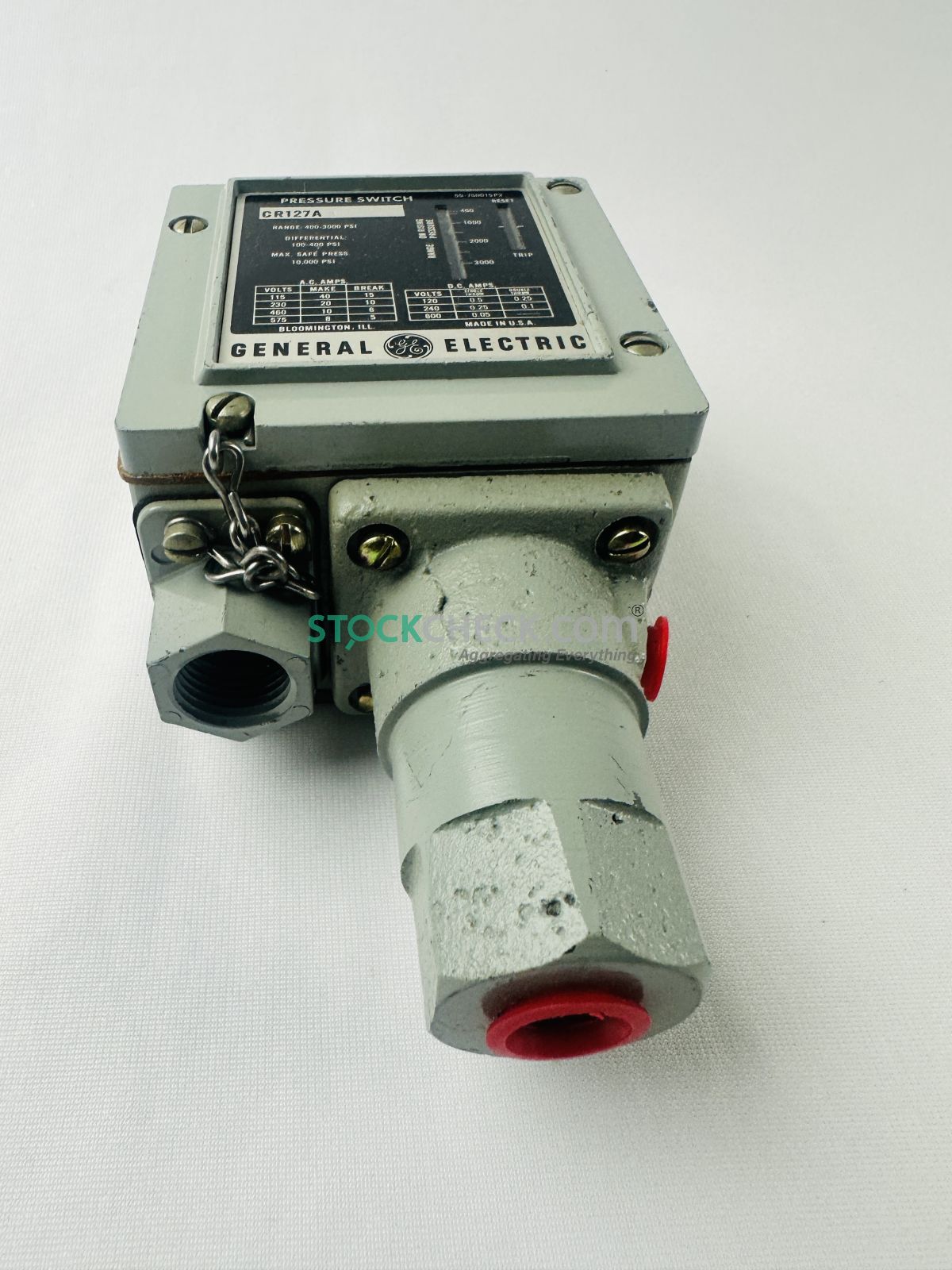 General Electric CR127A4 Industrial Pressure Switch General Electric CR127A4 Industrial Pressure Switch