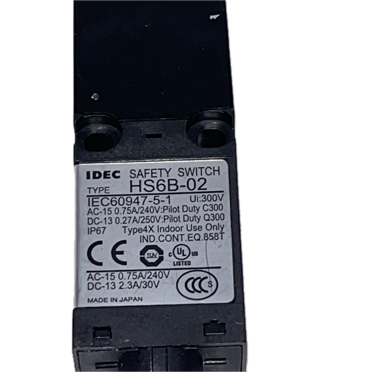IDEC HS6B-02 IDEC HS6B-02