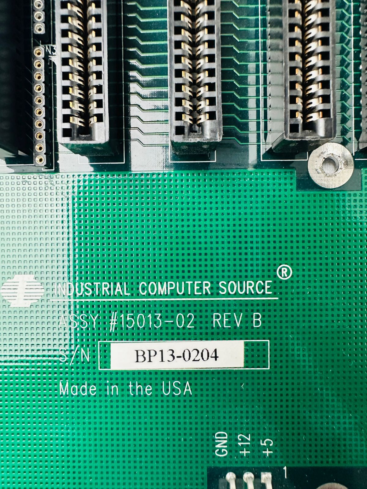Industrial Computer Source 15013-02 Backplane Industrial Computer Source 15013-02 Backplane
