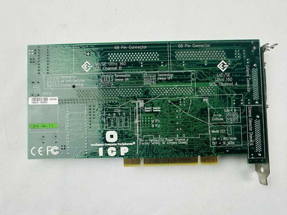 Intelligent Computer Peripherals GDT6113RS SCSI RAID Card Intelligent Computer Peripherals GDT6113RS SCSI RAID Card