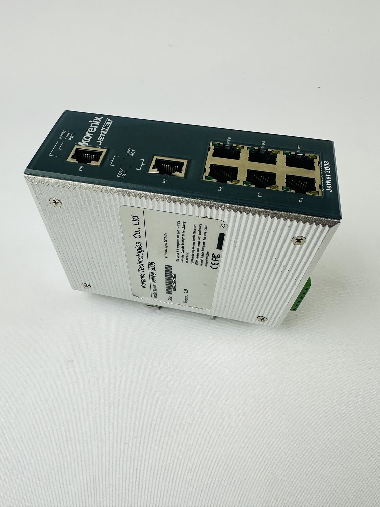 Korenix Technologies JETNET 3008 Industrial 8-Port Entry-Level Ethernet Switch Korenix Technologies JETNET 3008 Industrial 8-Port Entry-Level Ethernet Switch