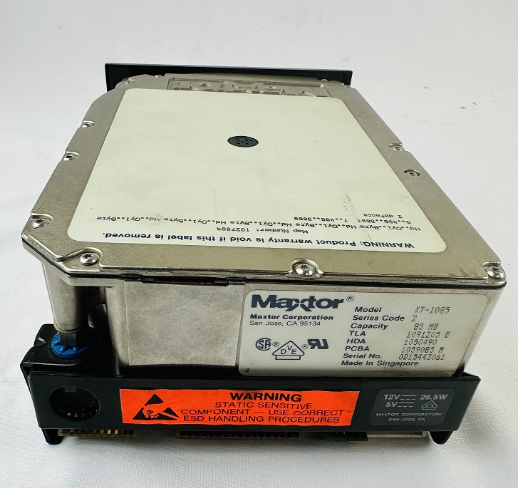 Maxtor XT-1085 85MB Hard Disk Drive Maxtor XT-1085 85MB Hard Disk Drive