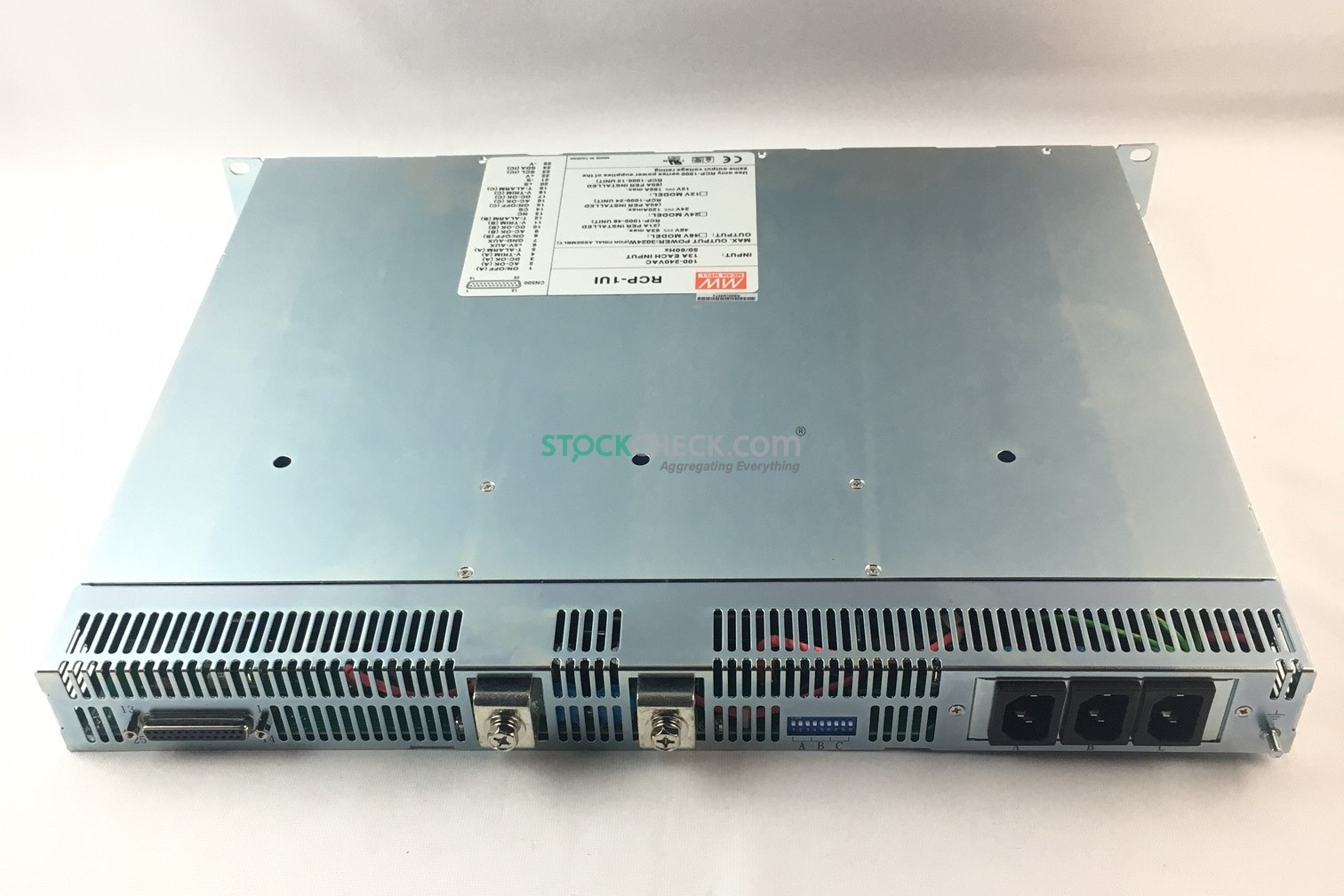 Mean Well RCP-1UI Rack Mount Power Supplies Chassis Mean Well RCP-1UI Rack Mount Power Supplies Chassis
