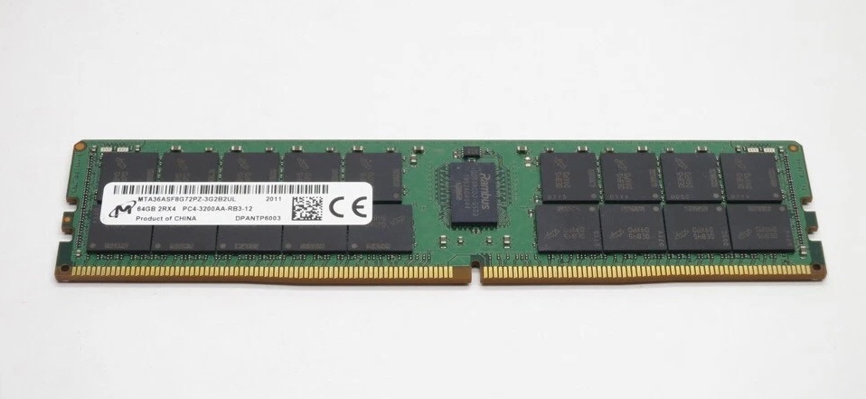 Micron MTA36ASF4G72PZ-3G2 32GB 288-Pin DDR4 RDIMM Micron MTA36ASF4G72PZ-3G2 32GB 288-Pin DDR4 RDIMM