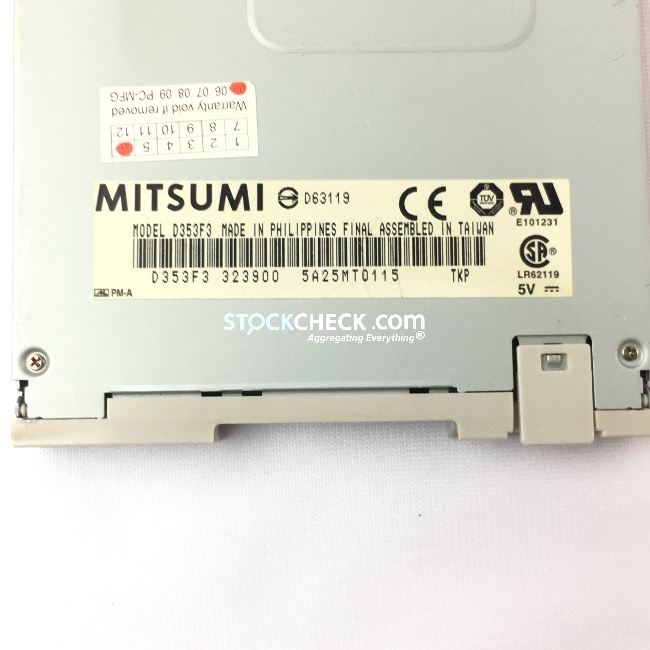 Mitsumi D353F3 3.5' Compact Floppy Disk Drive Mitsumi D353F3 3.5' Compact Floppy Disk Drive