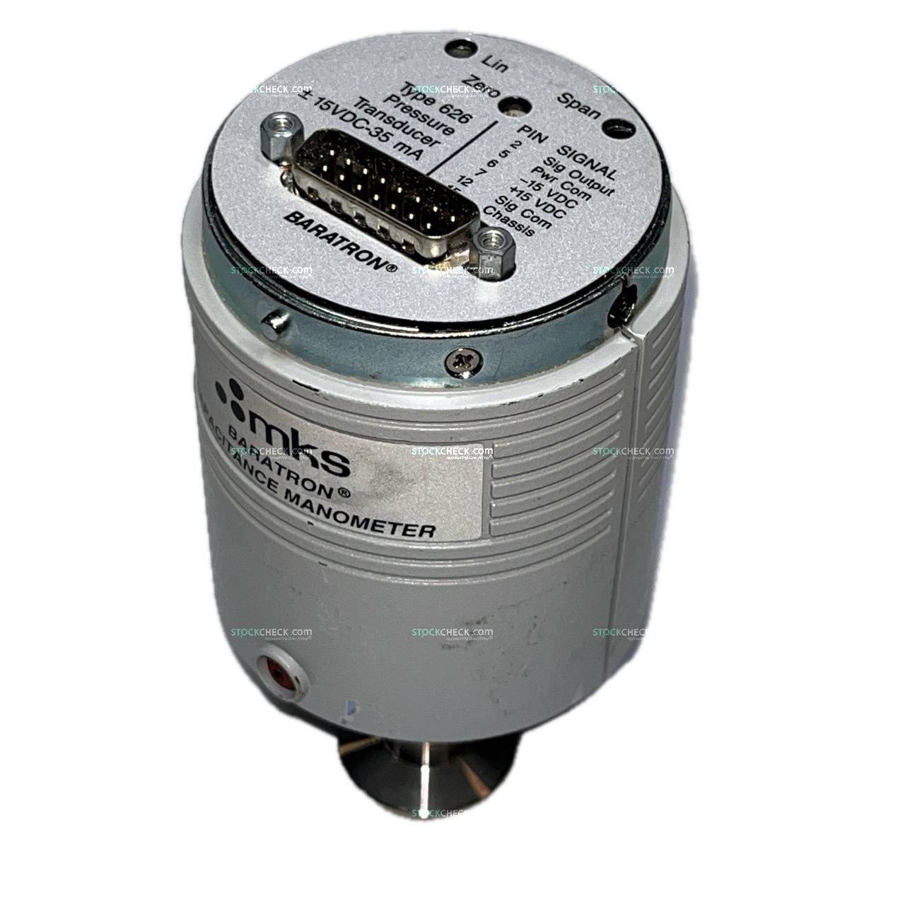 MKS 626B-28272 Baratron Capacitance Manometer MKS 626B-28272 Baratron Capacitance Manometer