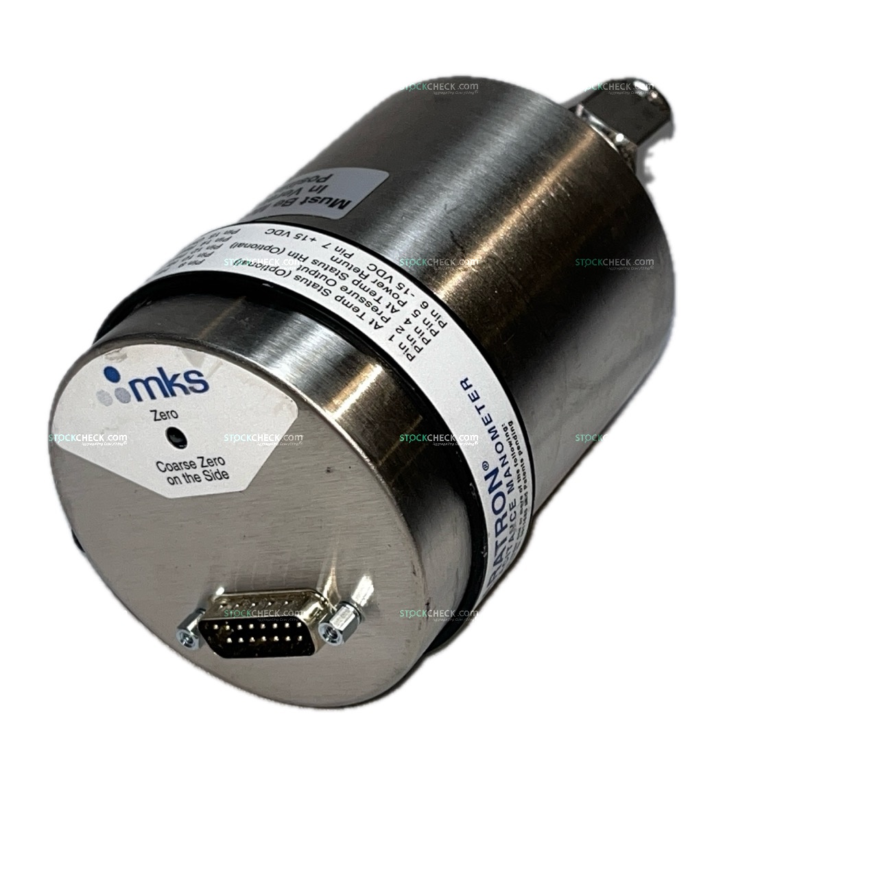 MKS Baratron 627D.1TBD1B Capacitance Manometer MKS Baratron 627D.1TBD1B Capacitance Manometer