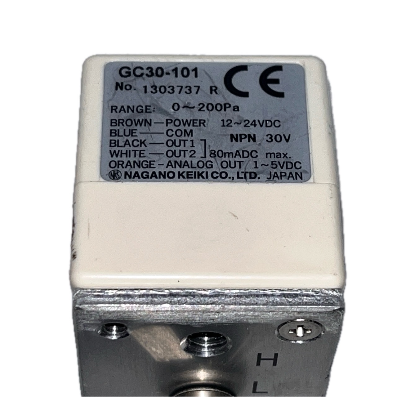 Nagano GC30-101 Digital Differential Pressure Gauge Nagano GC30-101 Digital Differential Pressure Gauge