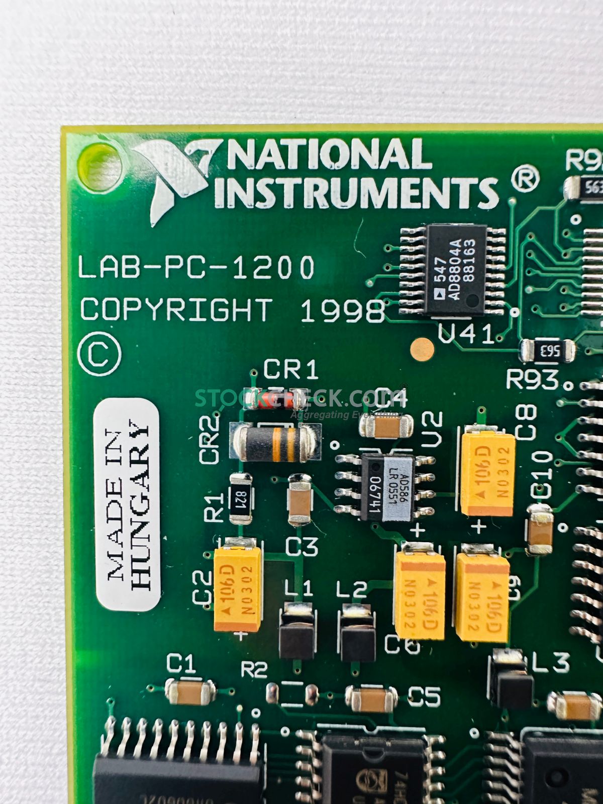 National Instruments LAB-PC-1200 183008J-01 Multifunction I/O Board National Instruments LAB-PC-1200 183008J-01 Multifunction I/O Board