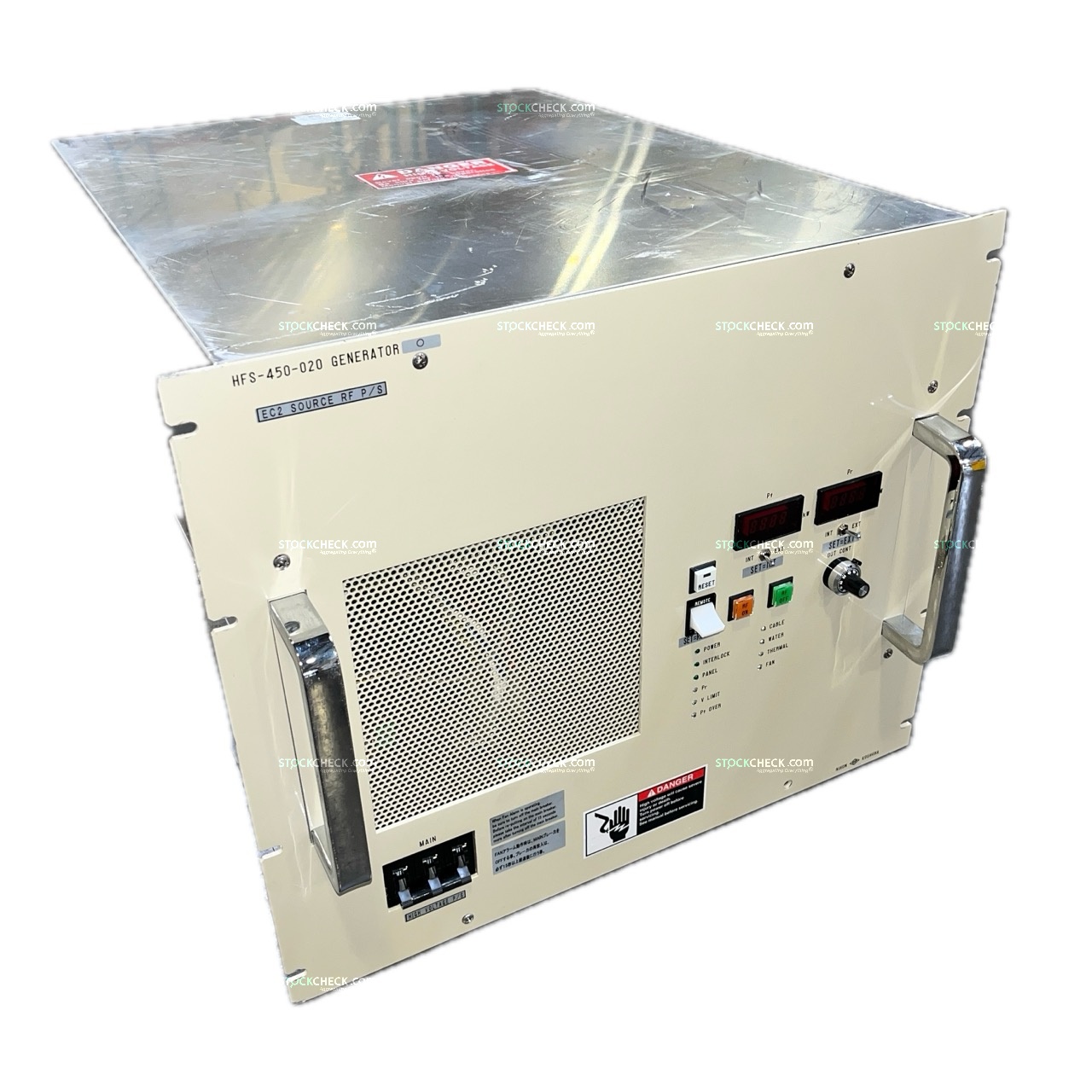 Nihon Koshusha HFS-450-020 HFS-450-020-H1 RF Generator Nihon Koshusha HFS-450-020 HFS-450-020-H1 RF Generator