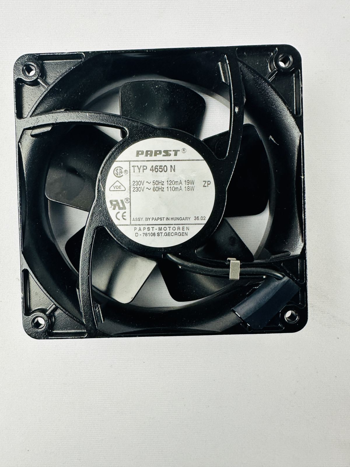 Papst TYP 4650N Fan Papst TYP 4650N Fan