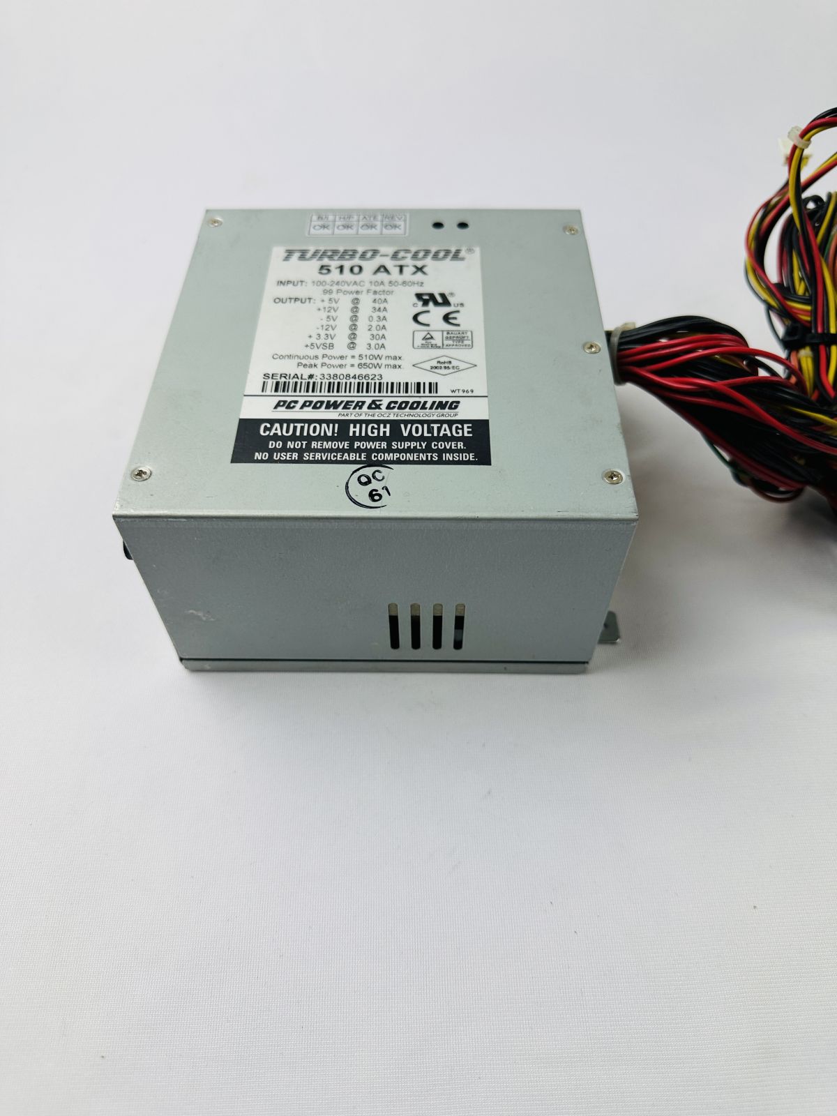PC Power & Cooling Turbo Cool 510 ATX Power Supply PC Power & Cooling Turbo Cool 510 ATX Power Supply