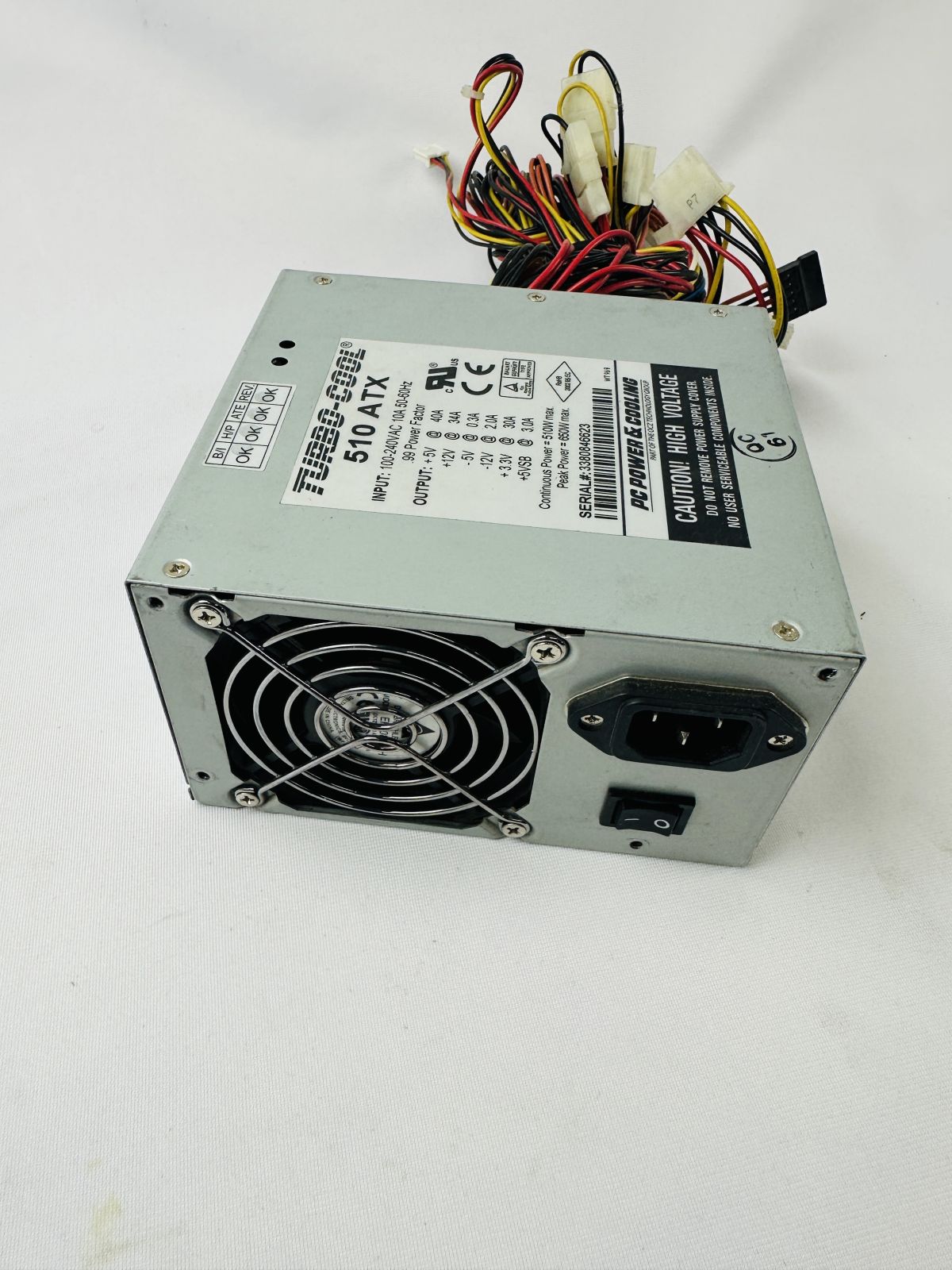 PC Power & Cooling Turbo Cool 510 ATX Power Supply PC Power & Cooling Turbo Cool 510 ATX Power Supply