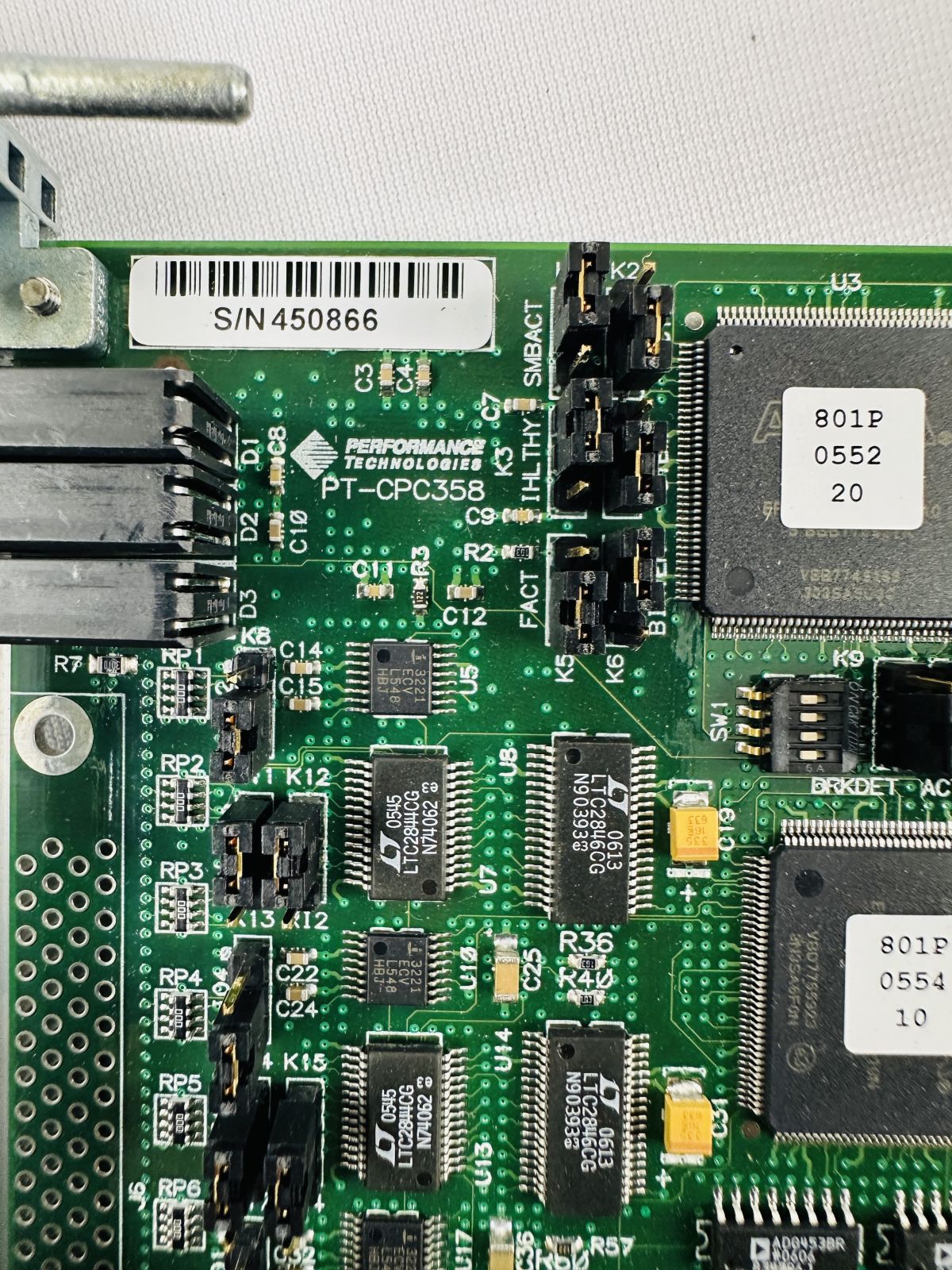 Performance Technologies CPC358 CompactPCI CPU Board Performance Technologies CPC358 CompactPCI CPU Board