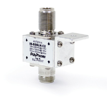 PolyPhaser IS-B50 Series Coaxial RF Surge Protector PolyPhaser IS-B50 Series Coaxial RF Surge Protector