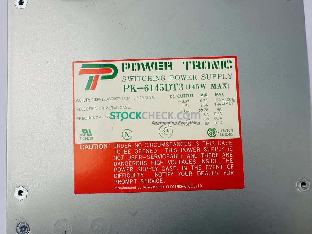 Power Tronic PK-6145DT3 Switching Power Supply Power Tronic PK-6145DT3 Switching Power Supply