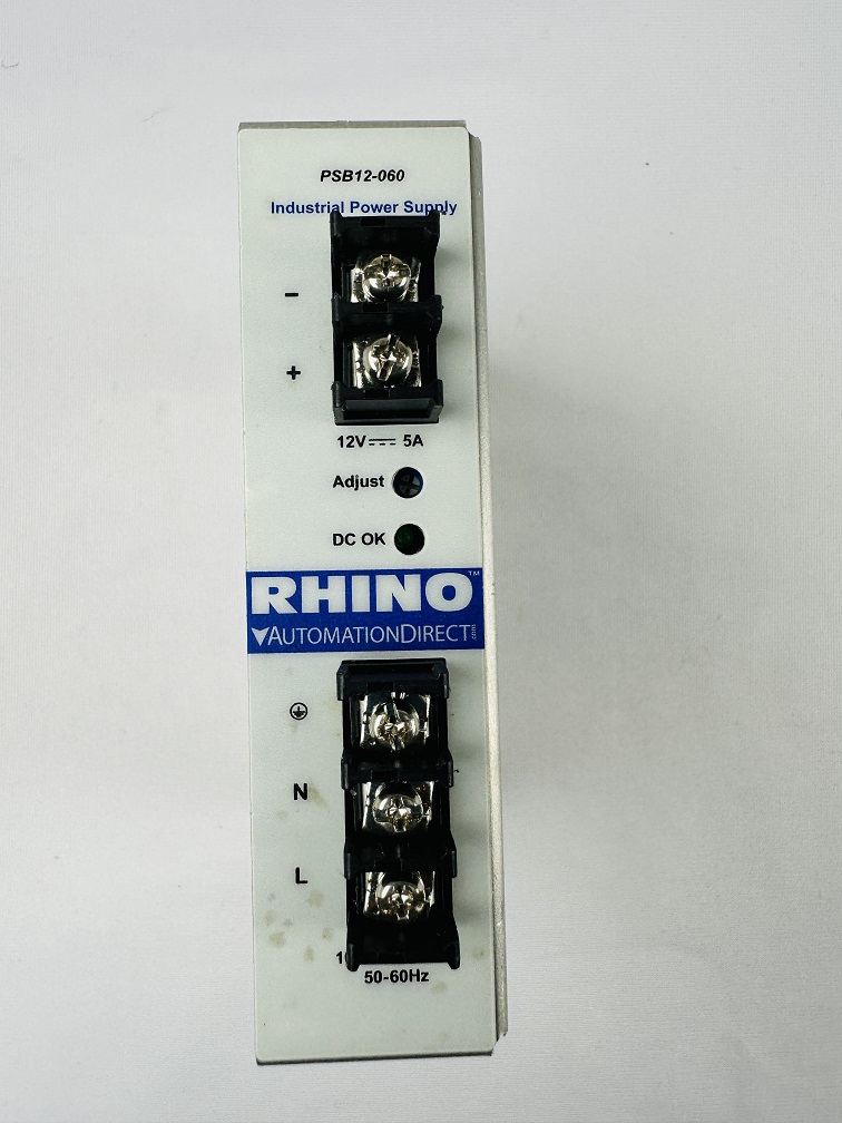Rhino Automation Direct PSB12-060 Industrial Power Supply Rhino Automation Direct PSB12-060 Industrial Power Supply