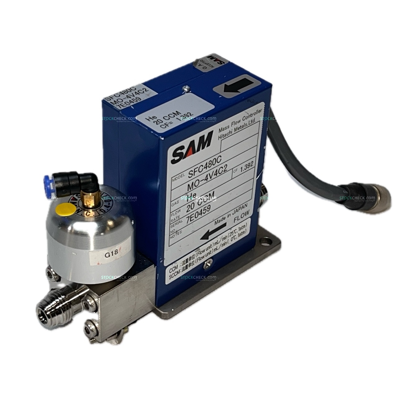 Sam SFC480C Mass Flow Controller Sam SFC480C Mass Flow Controller
