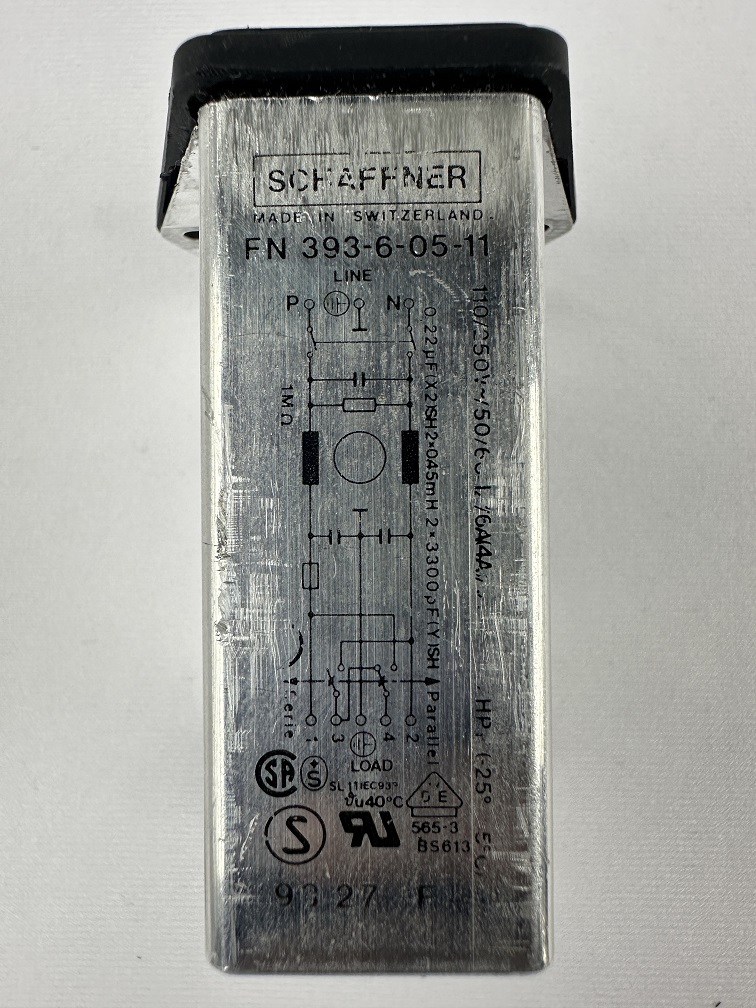Schaffner FN393-6-05-11 Versatile Power Entry Module Schaffner FN393-6-05-11 Versatile Power Entry Module
