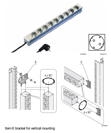 Pentair Schroff 60110-207 Socket Strip | Schuko with Switch, 12 Sockets, 947.5mm... Pentair Schroff 60110-207 Socket Strip | Schuko with Switch, 12 Sockets, 947.5mm...