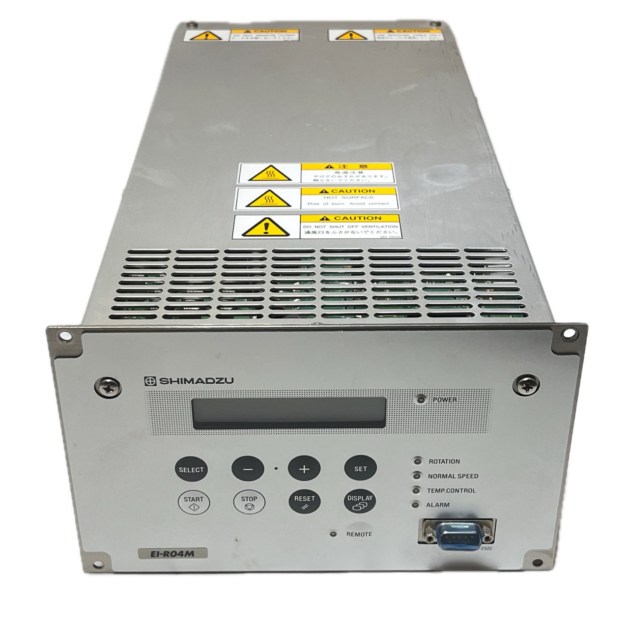 Shimadzu EI-R04M Turbomolecular Vacuum Pump Controller Shimadzu EI-R04M Turbomolecular Vacuum Pump Controller