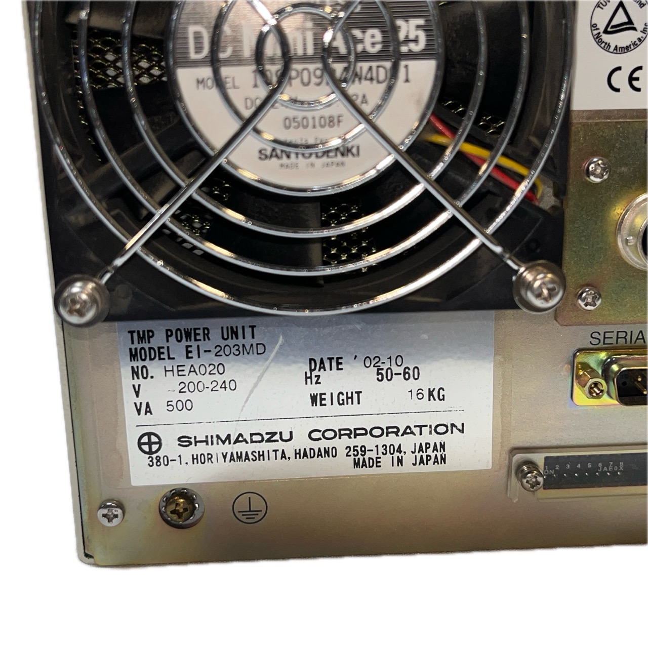 Shimadzu EI-203MD Turbo Pump Controller Shimadzu EI-203MD Turbo Pump Controller