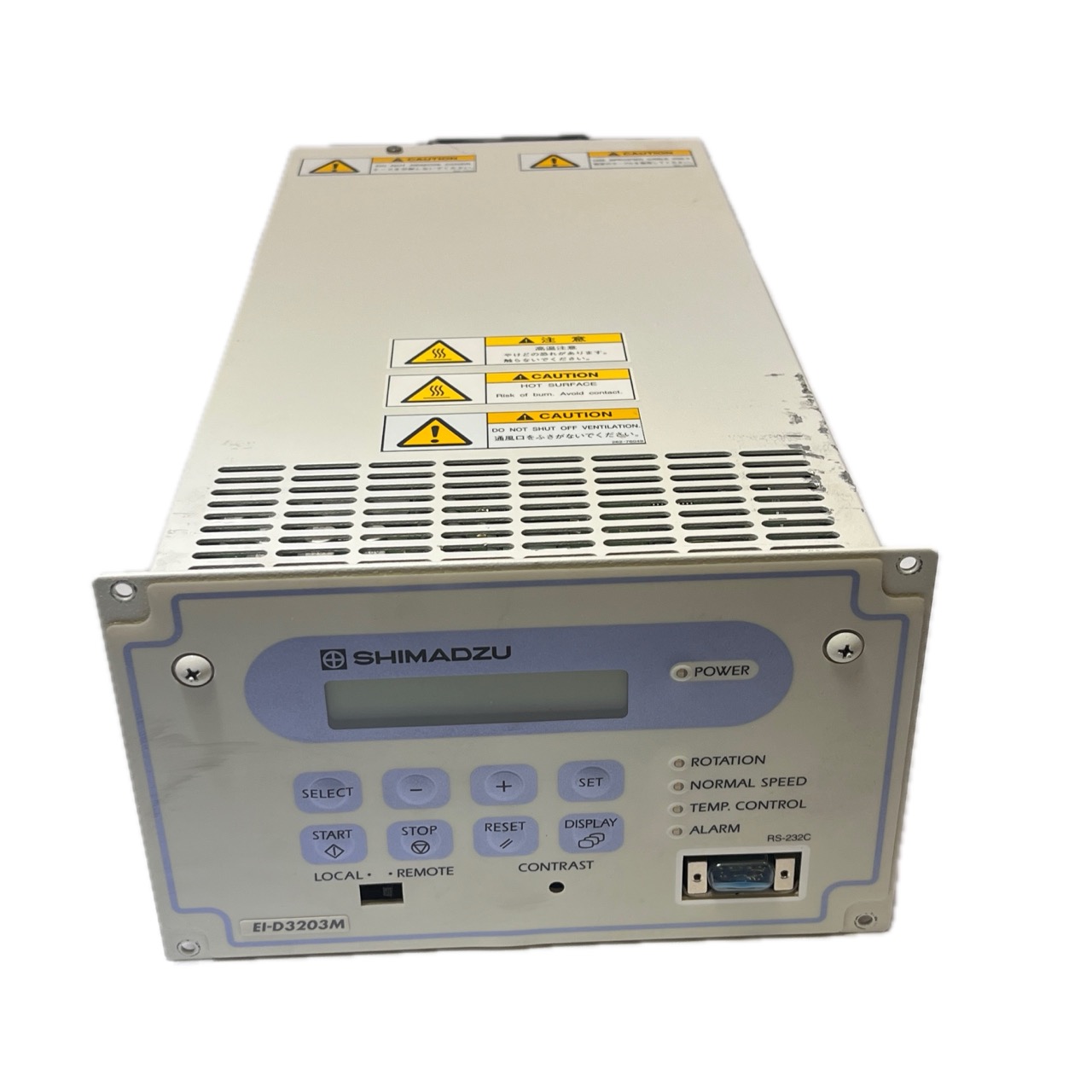 Shimadzu EI-D3203M Shimadzu EI-D3203M Turbopump Controller & TPB-60D TMP Power U... Shimadzu EI-D3203M Shimadzu EI-D3203M Turbopump Controller & TPB-60D TMP Power U...