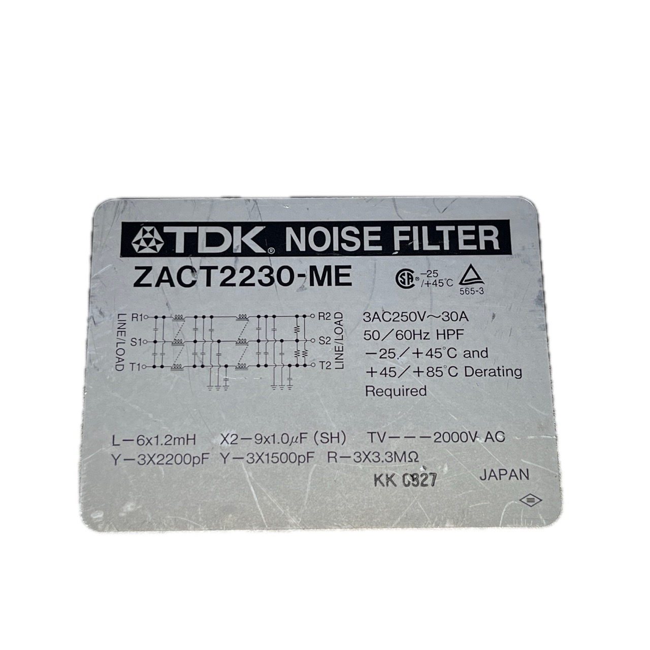 TDK-Lambda ZACT2230-ME Noise Filter | Power Line EMC Filter TDK-Lambda ZACT2230-ME Noise Filter | Power Line EMC Filter